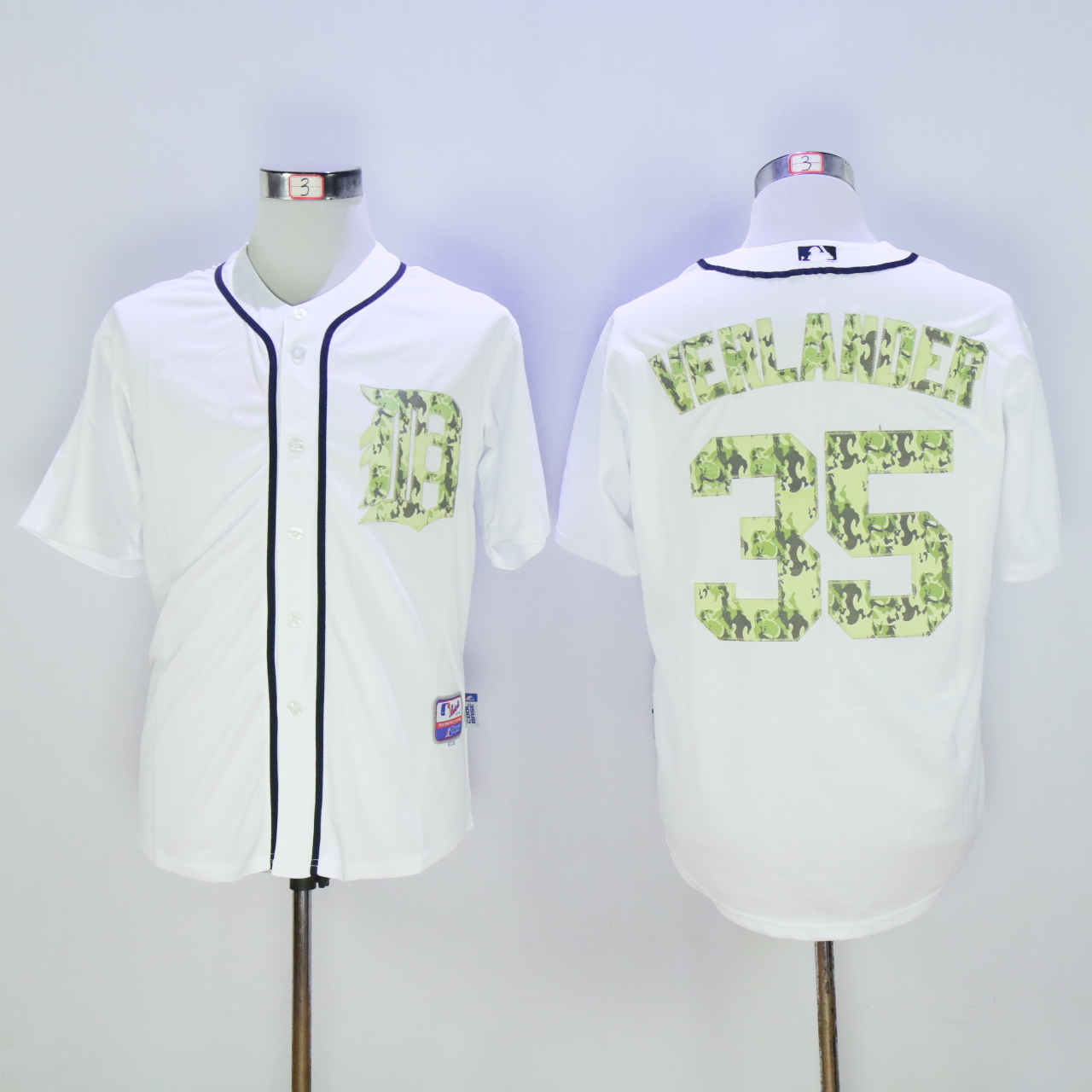 Men Detroit Tigers #35 Verlander White Camo MLB Jerseys->detroit tigers->MLB Jersey